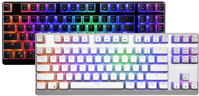Nowe klawiatury mechaniczne Modecom Volcano Lanparty RGB Pudding Edition. Rusza przedsprzedaż z gratisami za 100 zlotych [nc1]