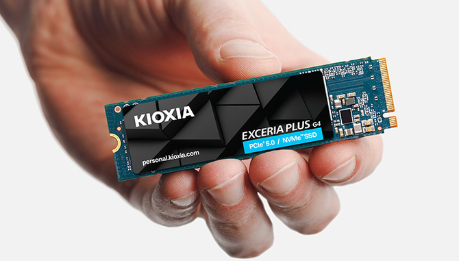 Kioxia Exceria Plus G4 - zapowiedziano nową serię dysków SSD korzystających ze standardu PCIe 5.0 [1]